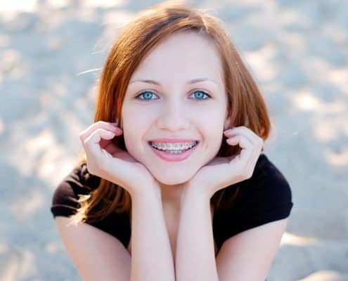 girl with braces girl with braces