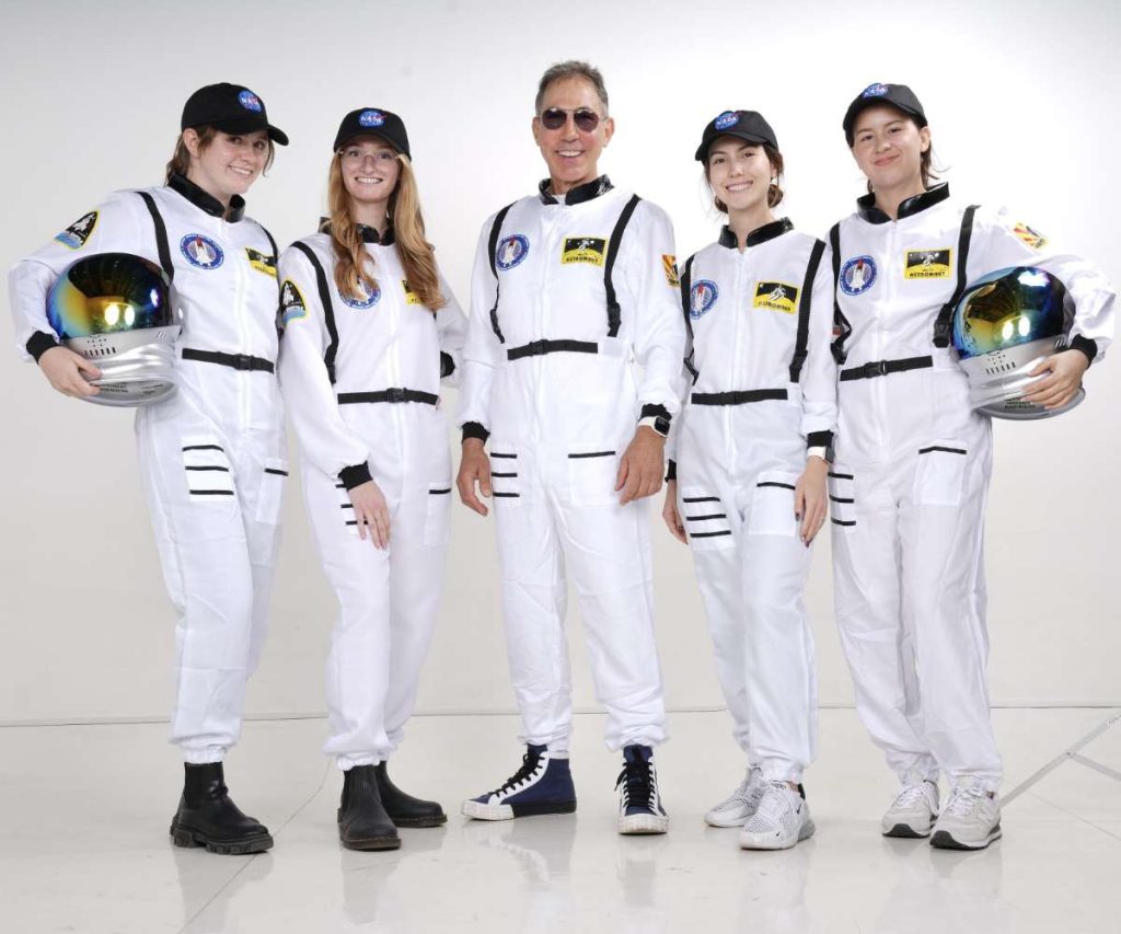 Orthodontic Center LA team wearing astronaut costume